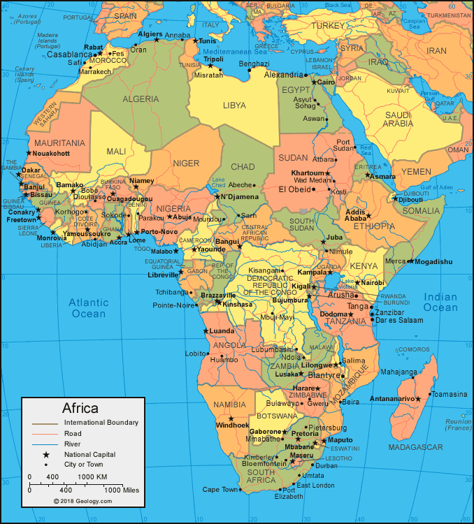 Africa map