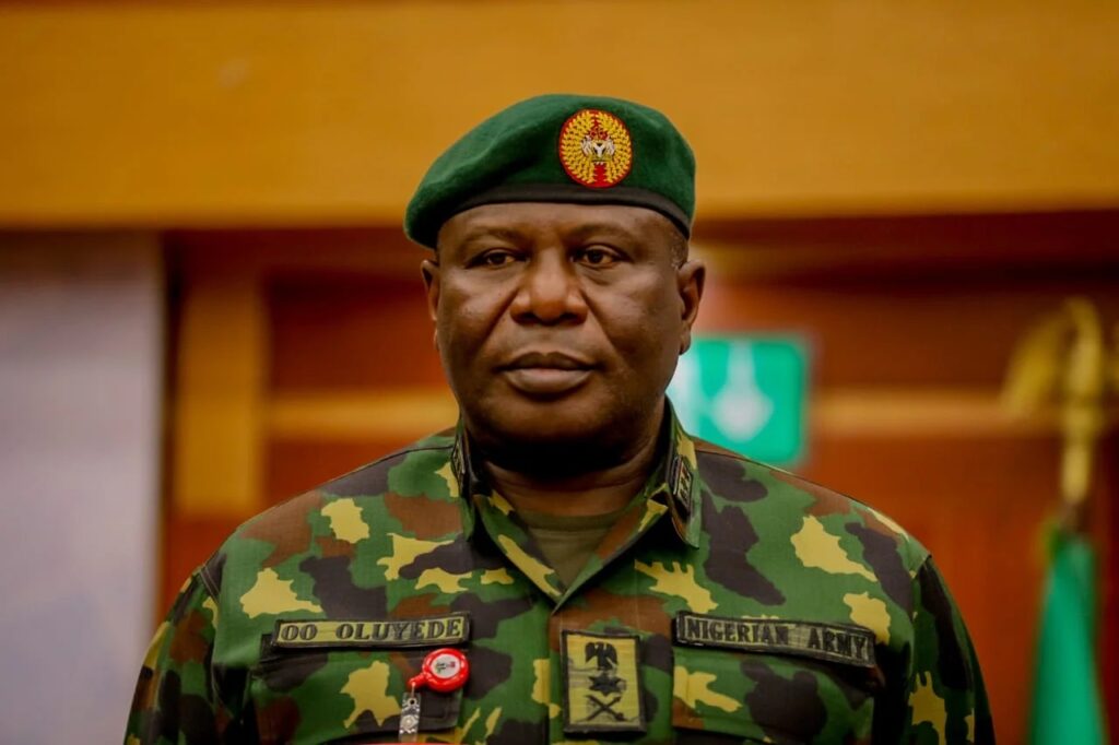 Chief of Army Staff COAS Lieutenant General Olufemi Oluyede 1024x682