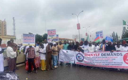 NNPCL towers protest 542x340